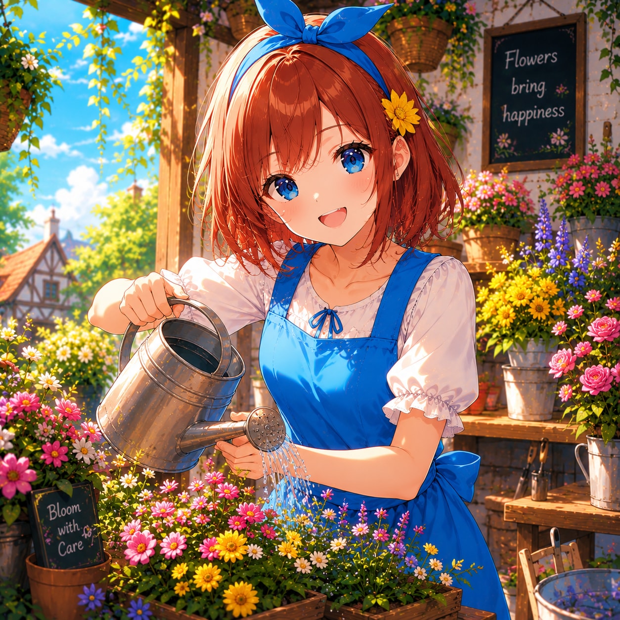 花屋の少女