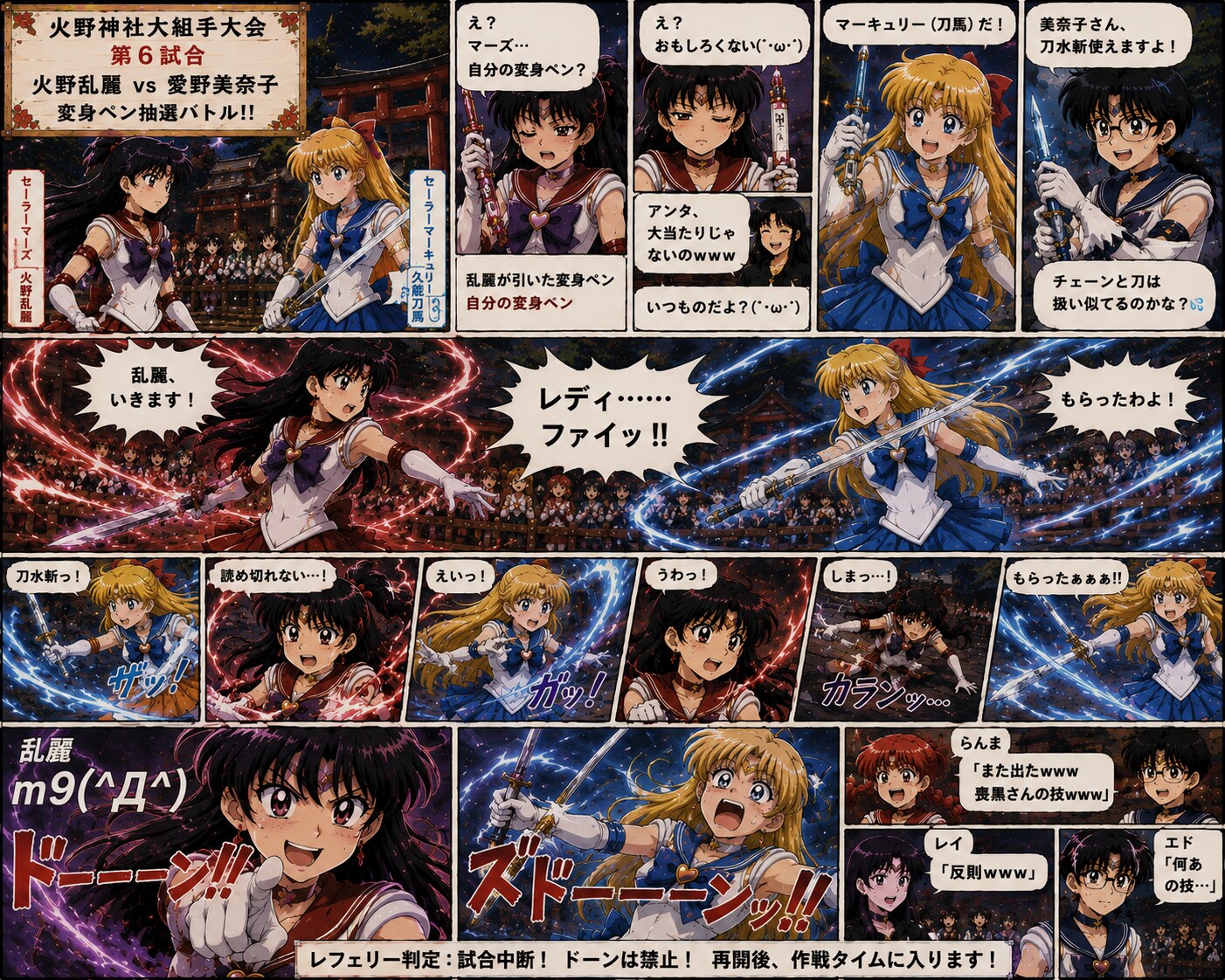 第2回 火野神社大組手大会　1回戦第六試合 | の人気AIイラスト・グラビア