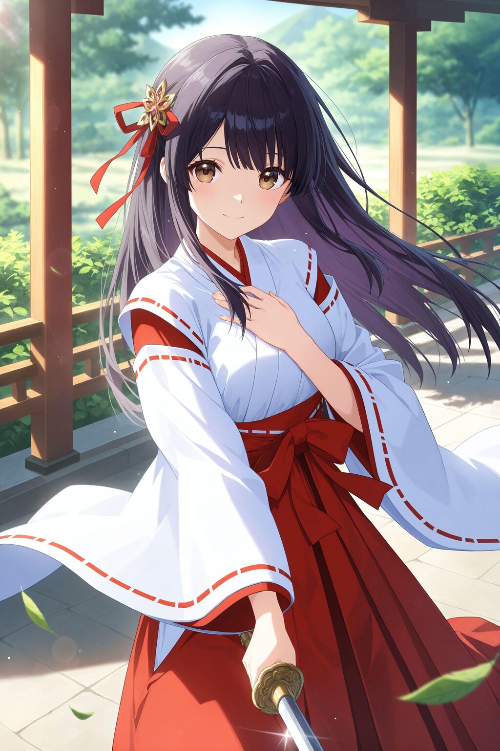 異世界神社の巫女さん