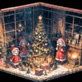クリスマス ジオラマ 6枚目
