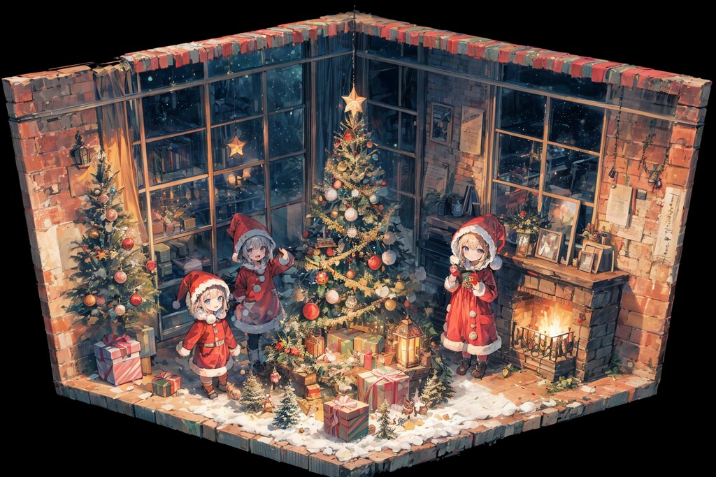 クリスマス ジオラマ