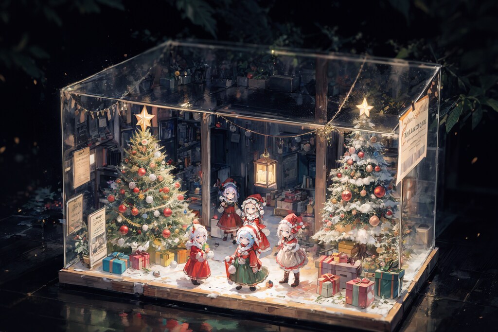クリスマス ジオラマ