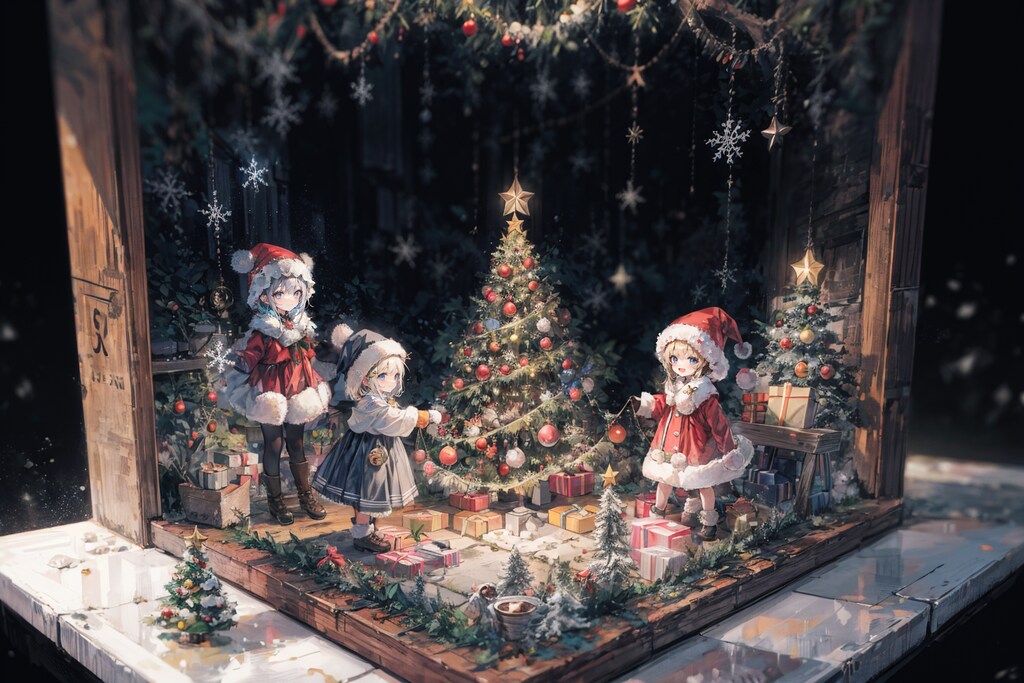 クリスマス ジオラマ