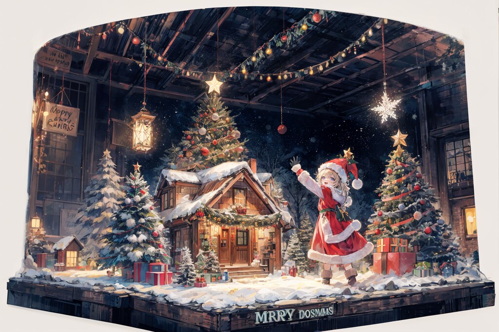 クリスマス ジオラマ