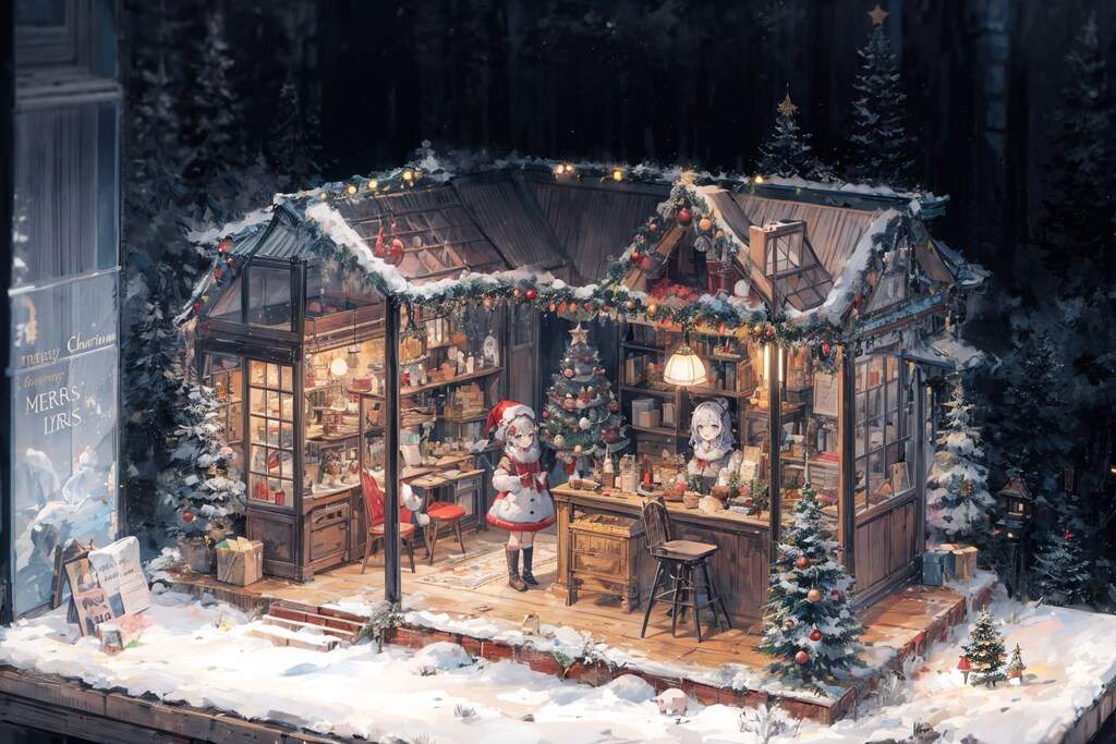クリスマス ジオラマ
