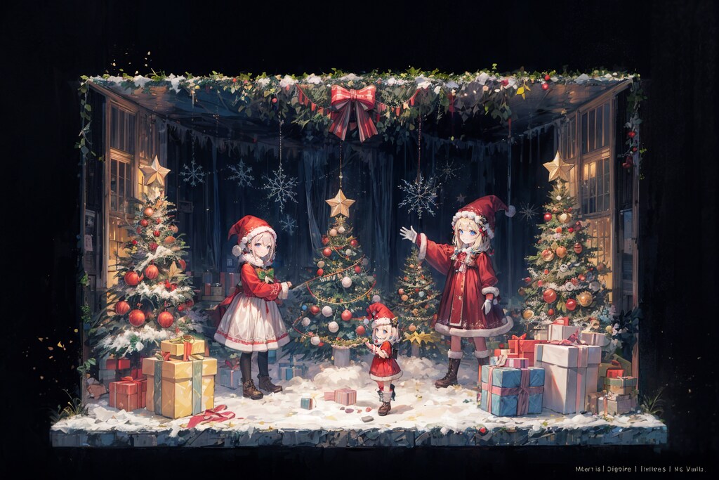 クリスマス ジオラマ