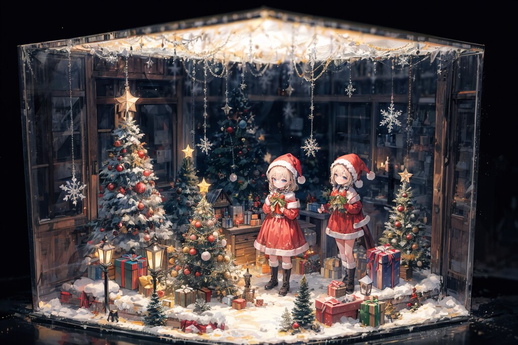 クリスマス ジオラマ