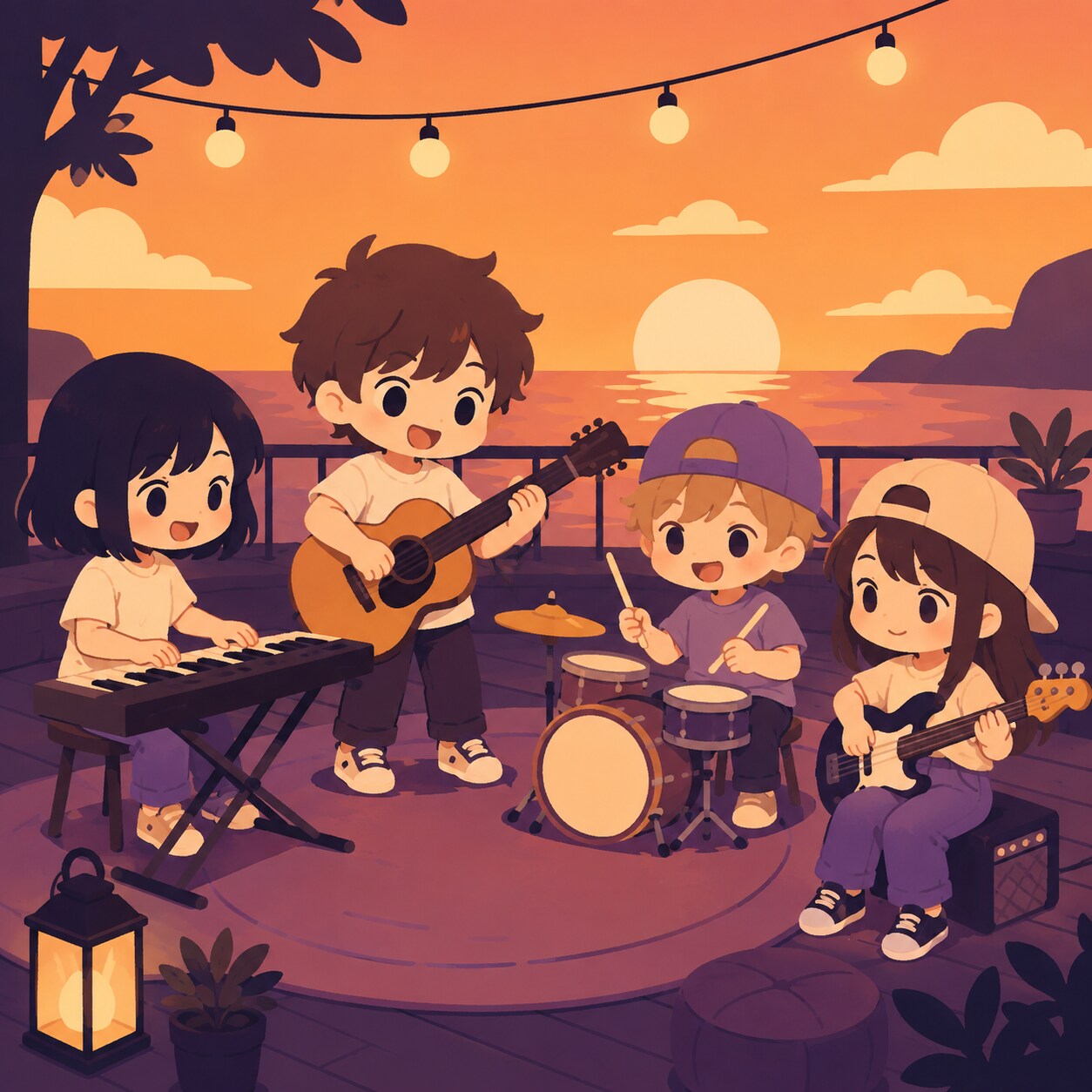 サンセットロンド | の人気AIイラスト・グラビア