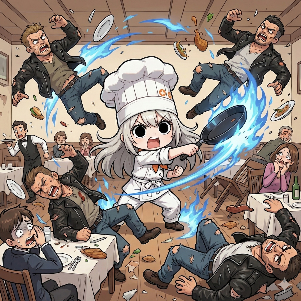 悪質クレーマー共をやってしまいよったシェフえらいこっちゃ嬢