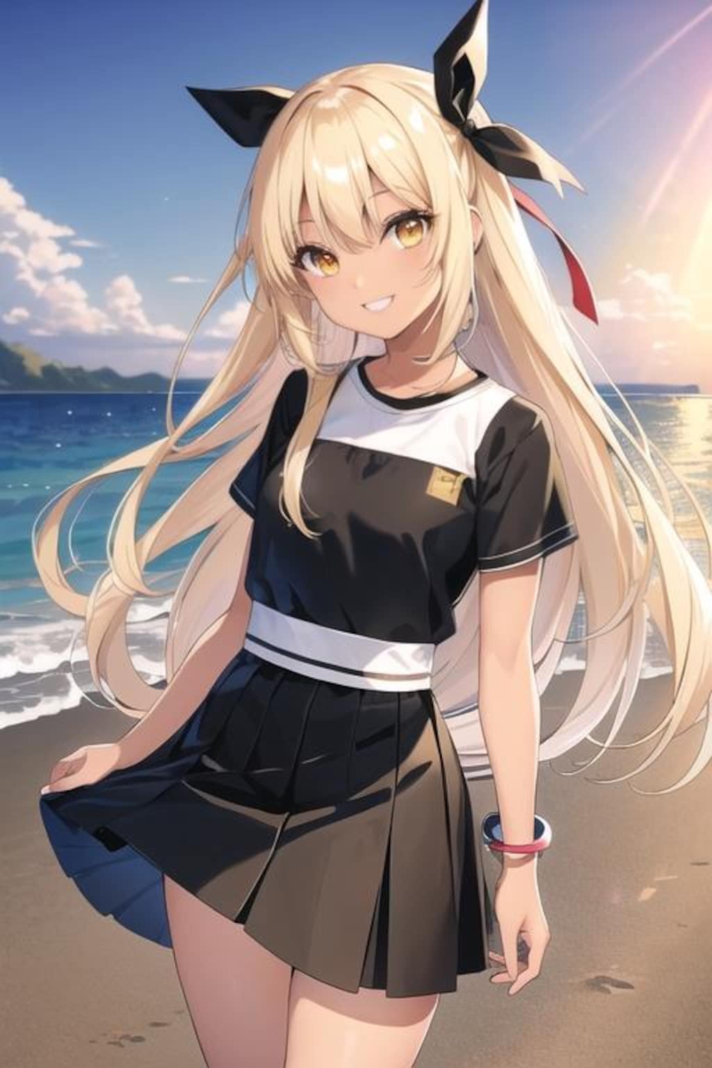 笑顔の比嘉夏菜さん「かなさ〜ん」