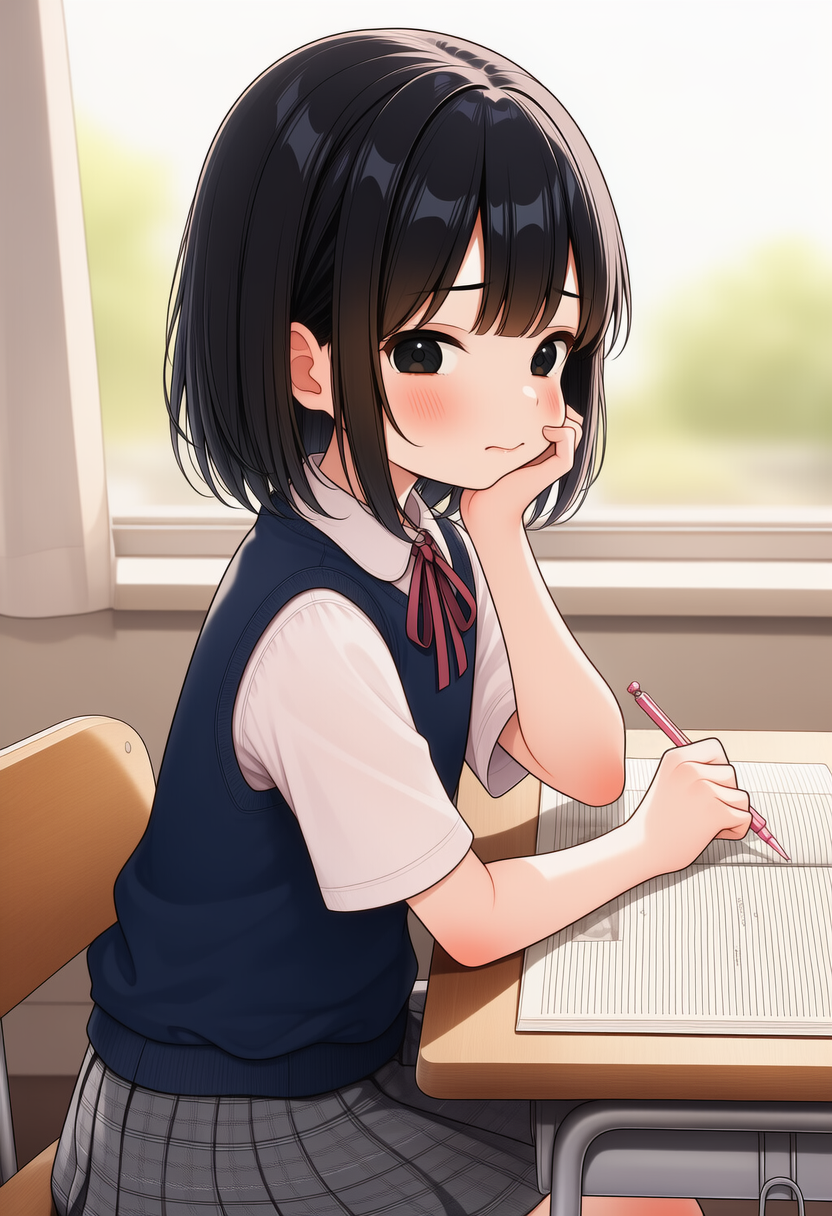 「え？好きなヤツいるのかって…？」 | の人気AIイラスト・グラビア