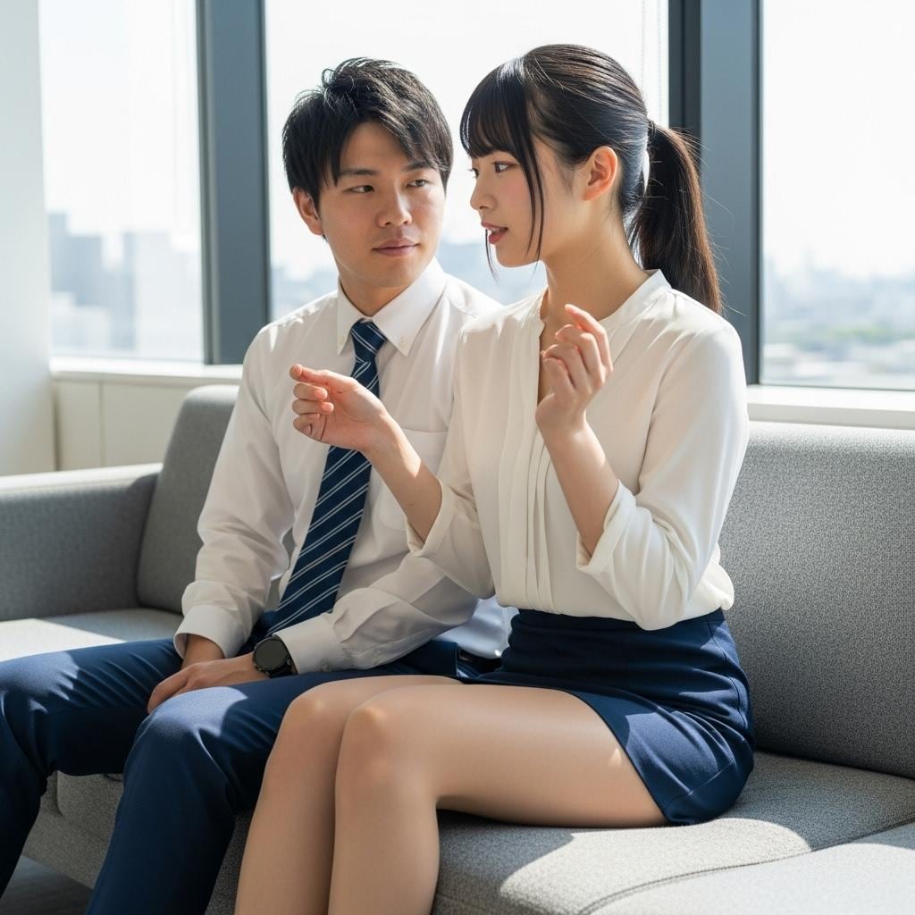 役員プレゼンの後に彼氏と