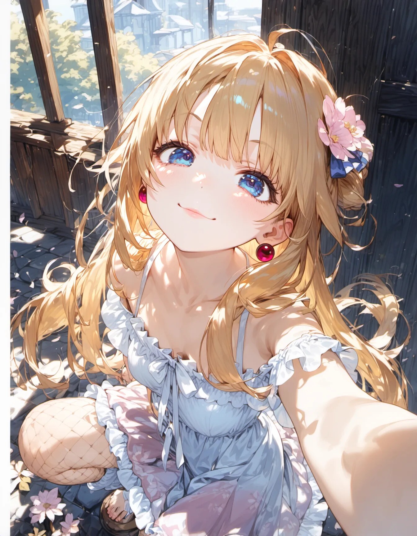 A Self-Portrait in Springlight | の人気AIイラスト・グラビア
