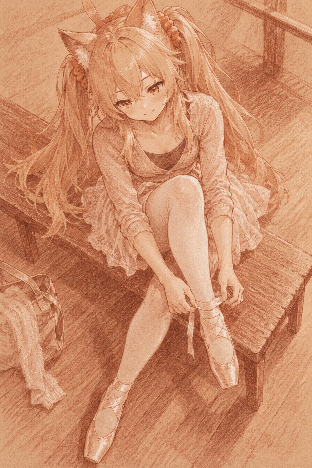 靴を履くミラ | の人気AIイラスト・グラビア