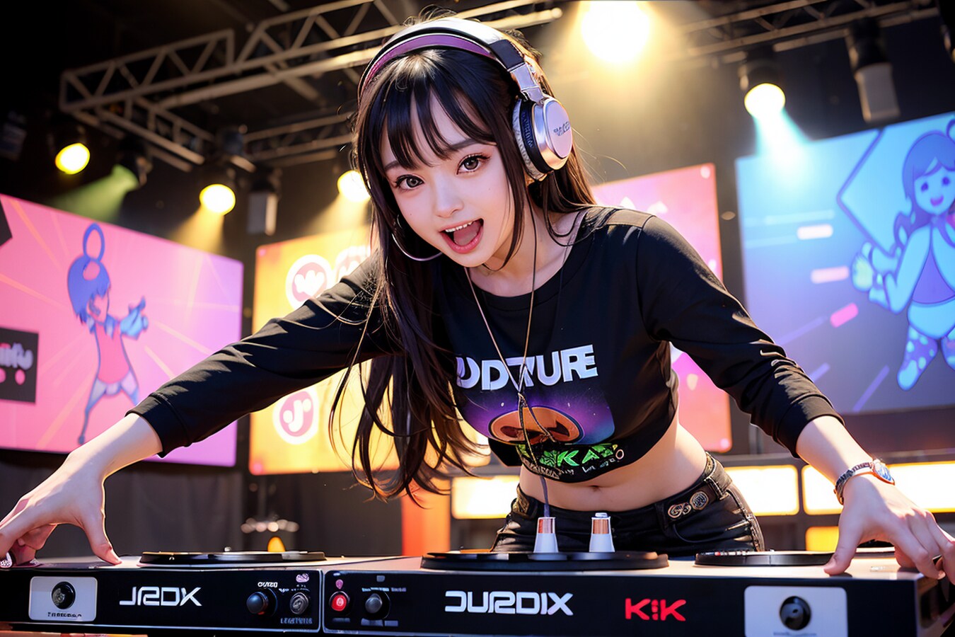 ノリノリなDJ