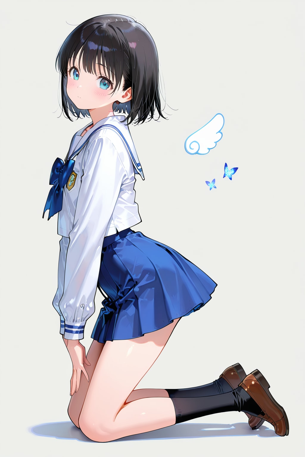 セーラー服女の子 | の人気AIイラスト・グラビア