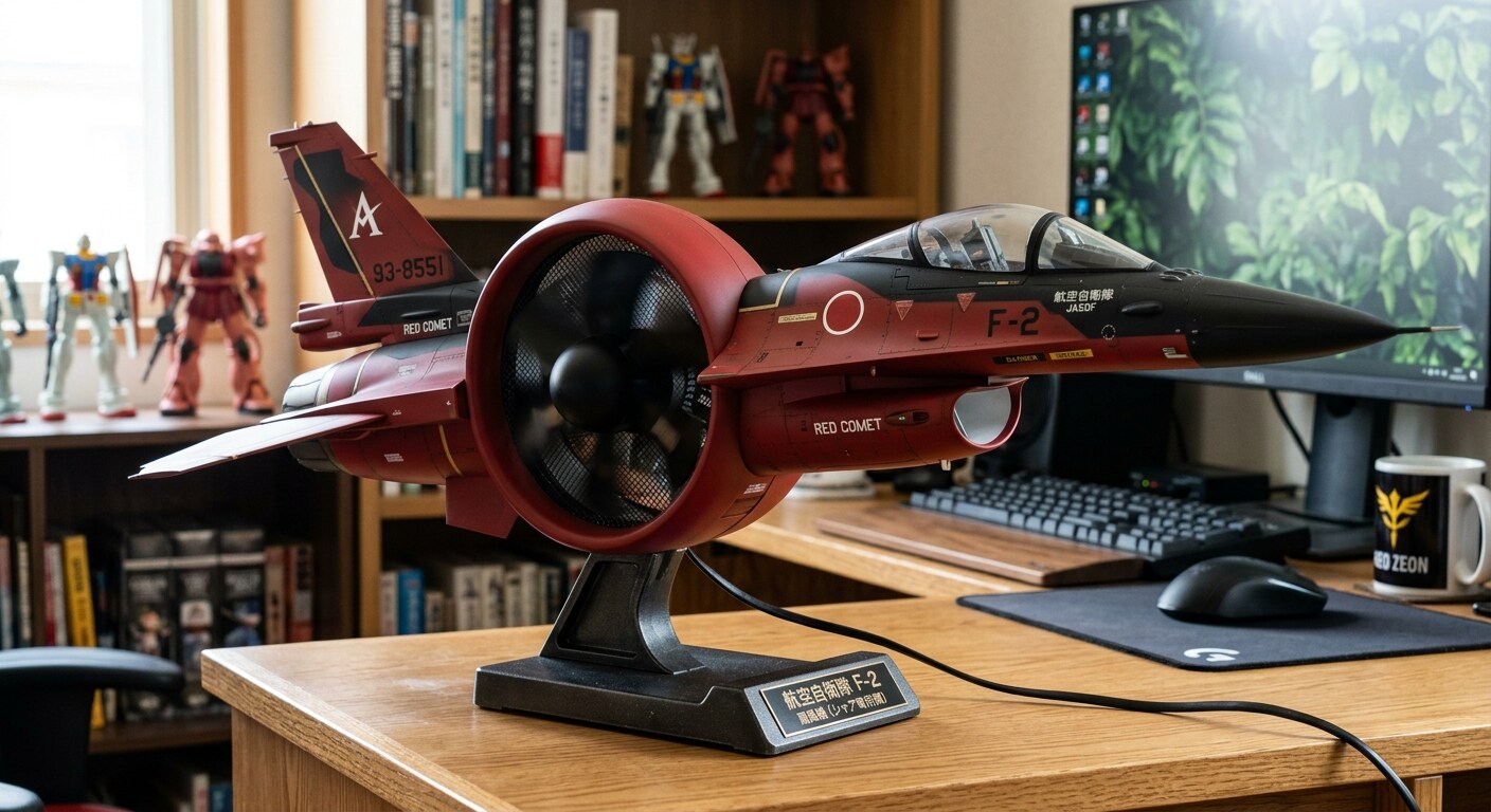 シャア専用 F-2型USB 扇風機 | の人気AIイラスト・グラビア