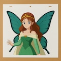 セル画風妖精女王 2枚目