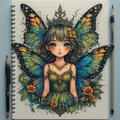 セル画風妖精女王 7枚目