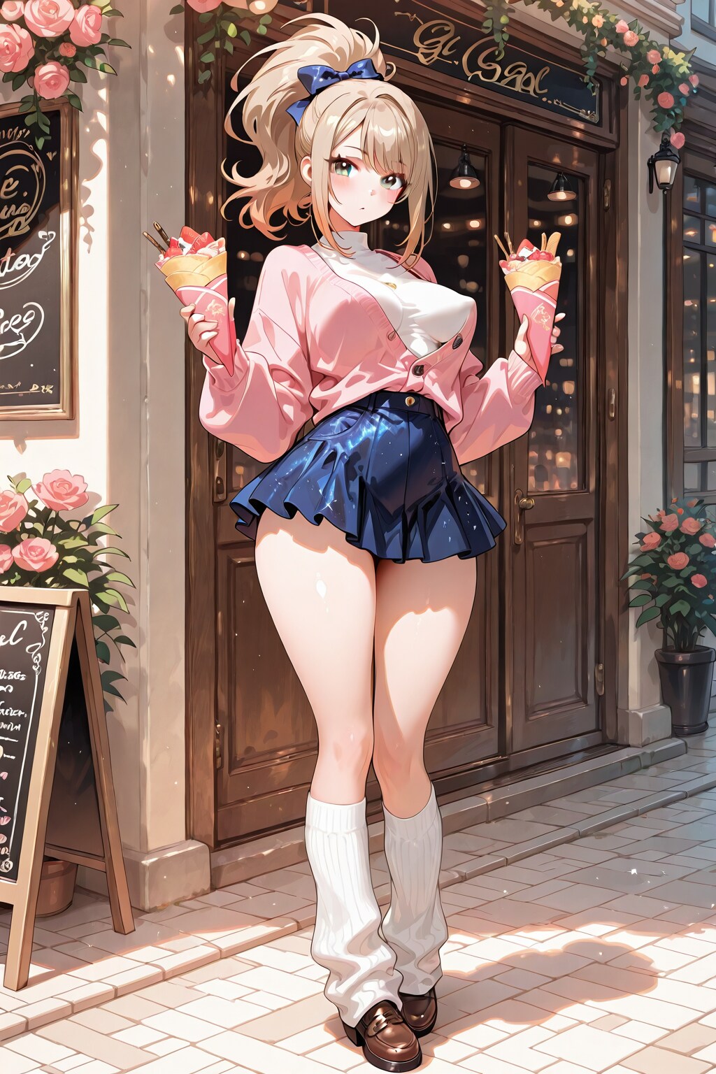 ギャルとクレープ