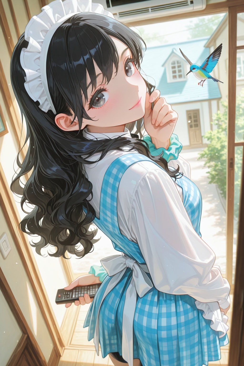 うん❤️エアコンはバッチリです❤️最近暑いですね❤️今後どうなるかテレビ付けてみますね❤️