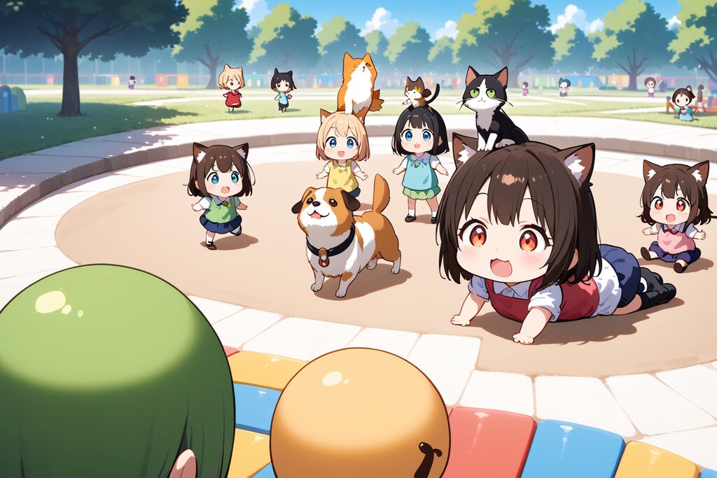 ボールといっしょに転がろう