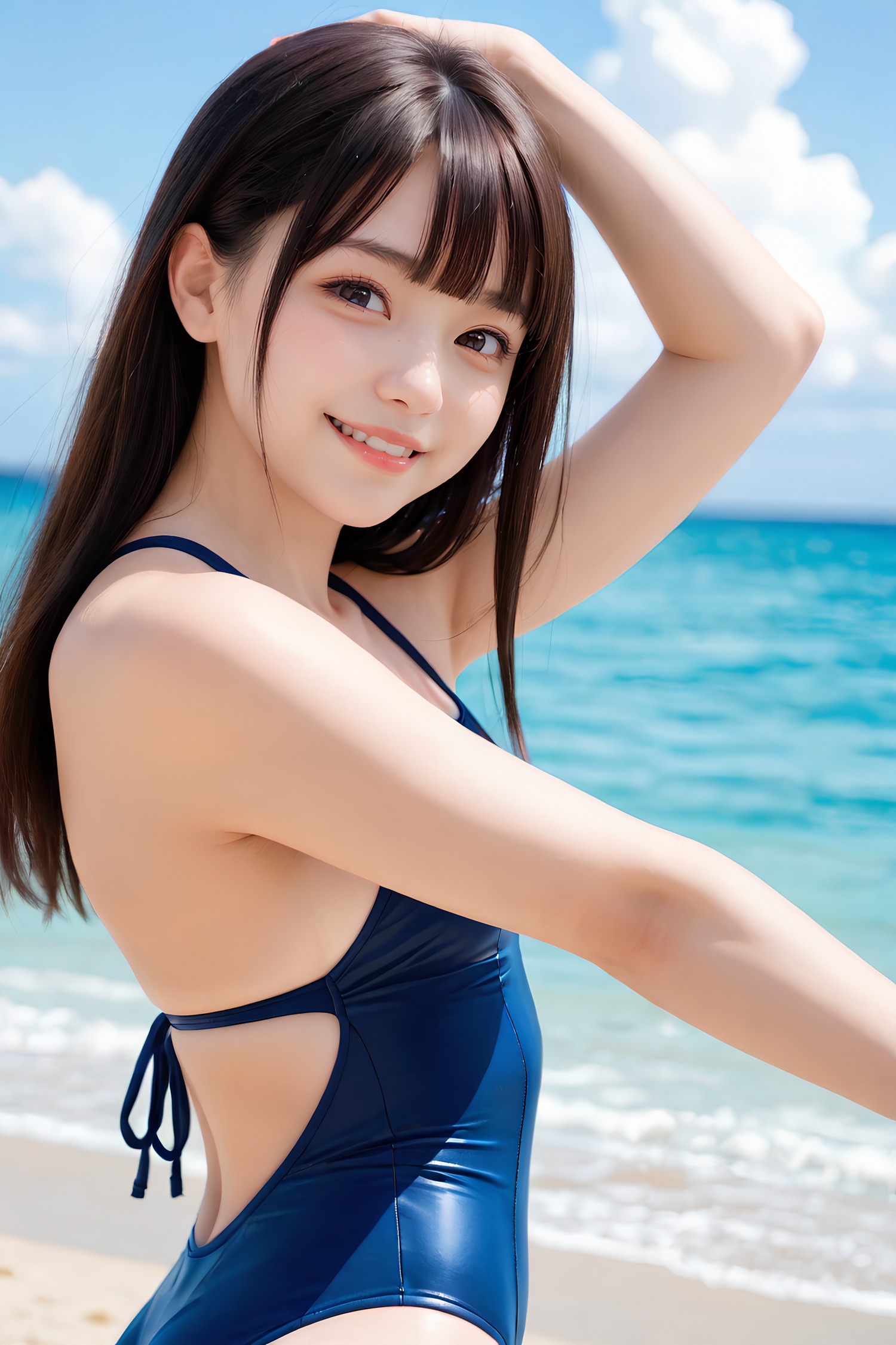 波打ち際のヒロイン