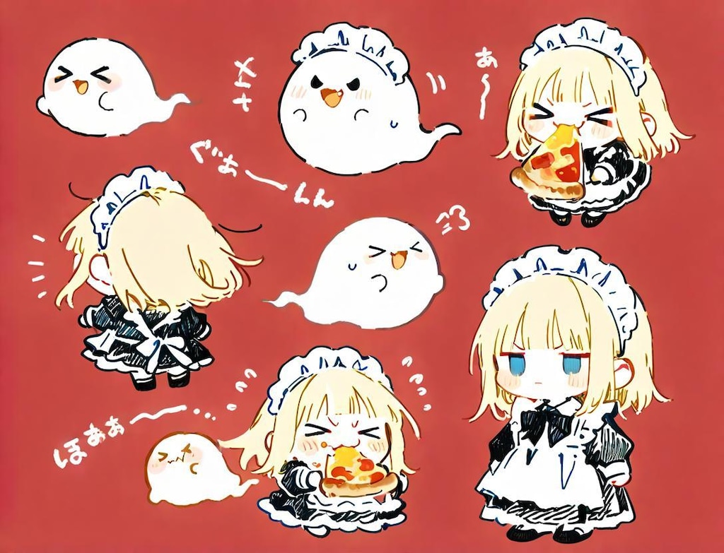 摩訶不思議的ラフ画集(>ω< )👻