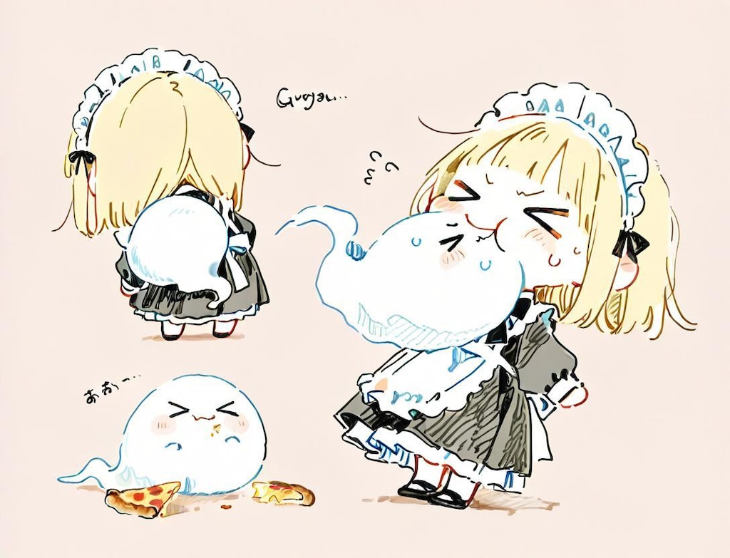 摩訶不思議的ラフ画集(>ω< )👻