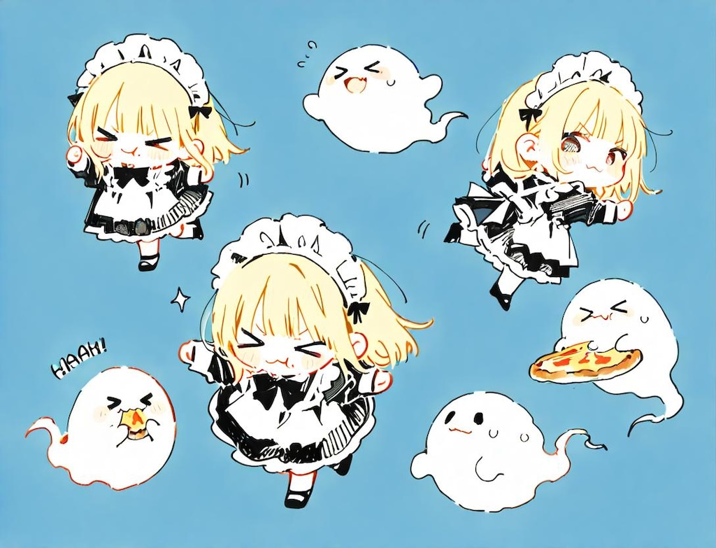 摩訶不思議的ラフ画集(>ω< )👻