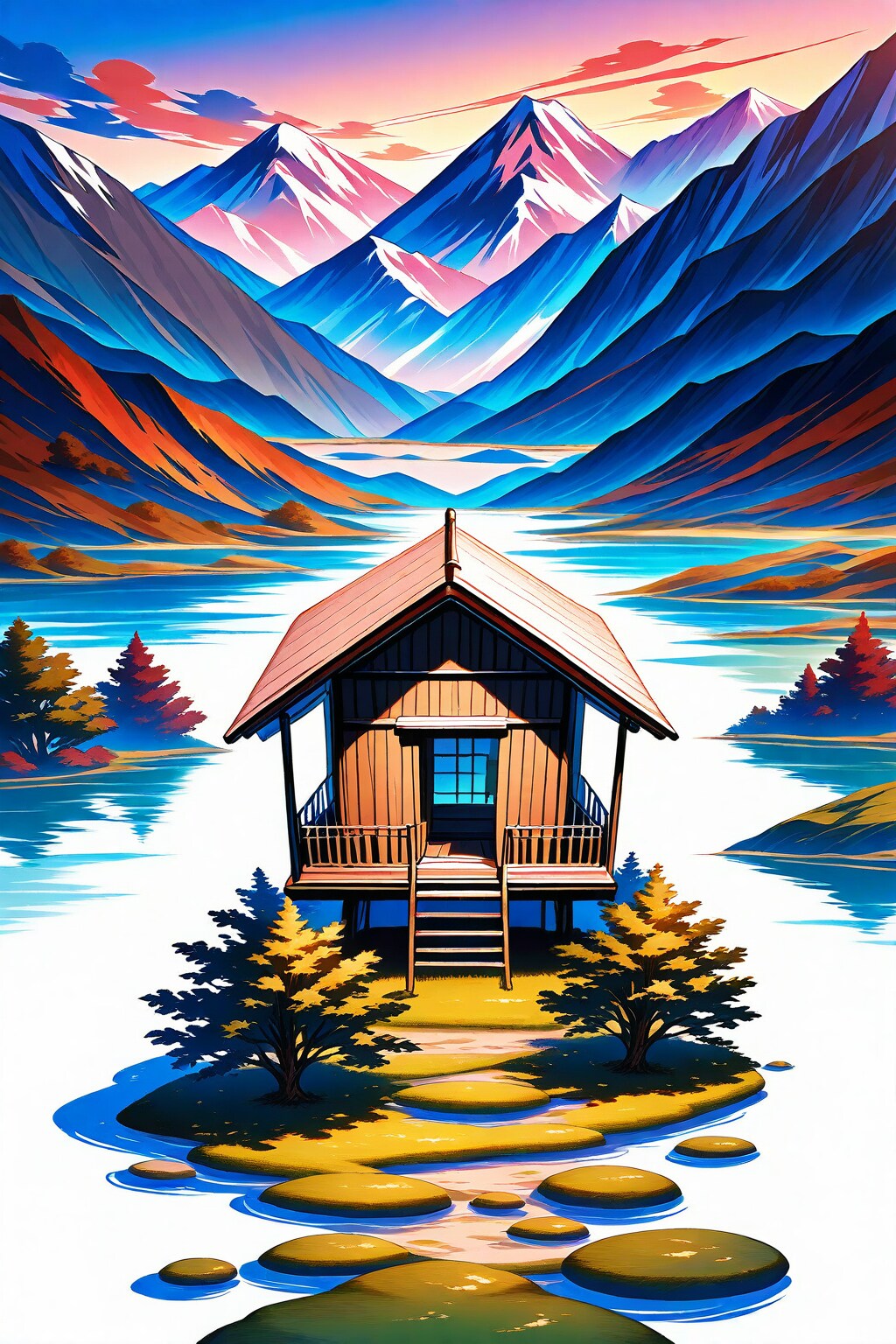 山小屋 | の人気AIイラスト・グラビア