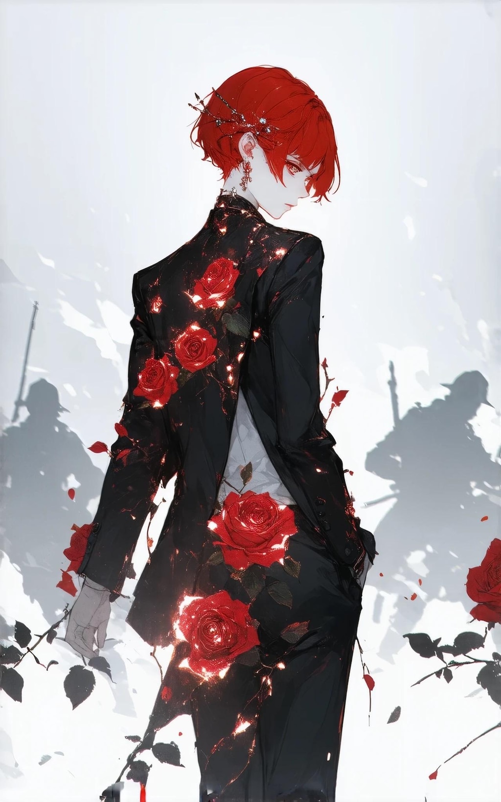 戦場に向かう赤薔薇の君