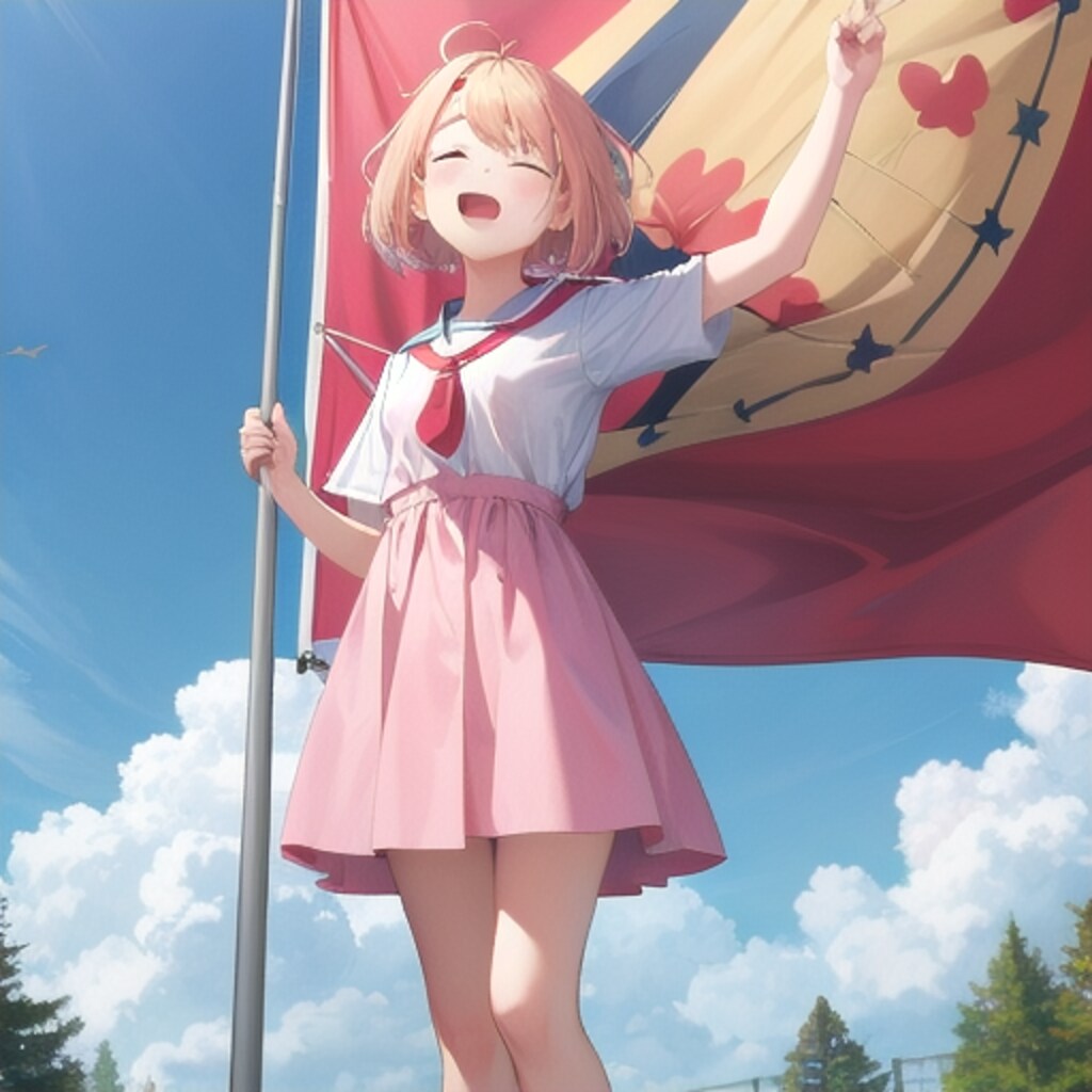 “ワンダフォー！”なフラッグポール