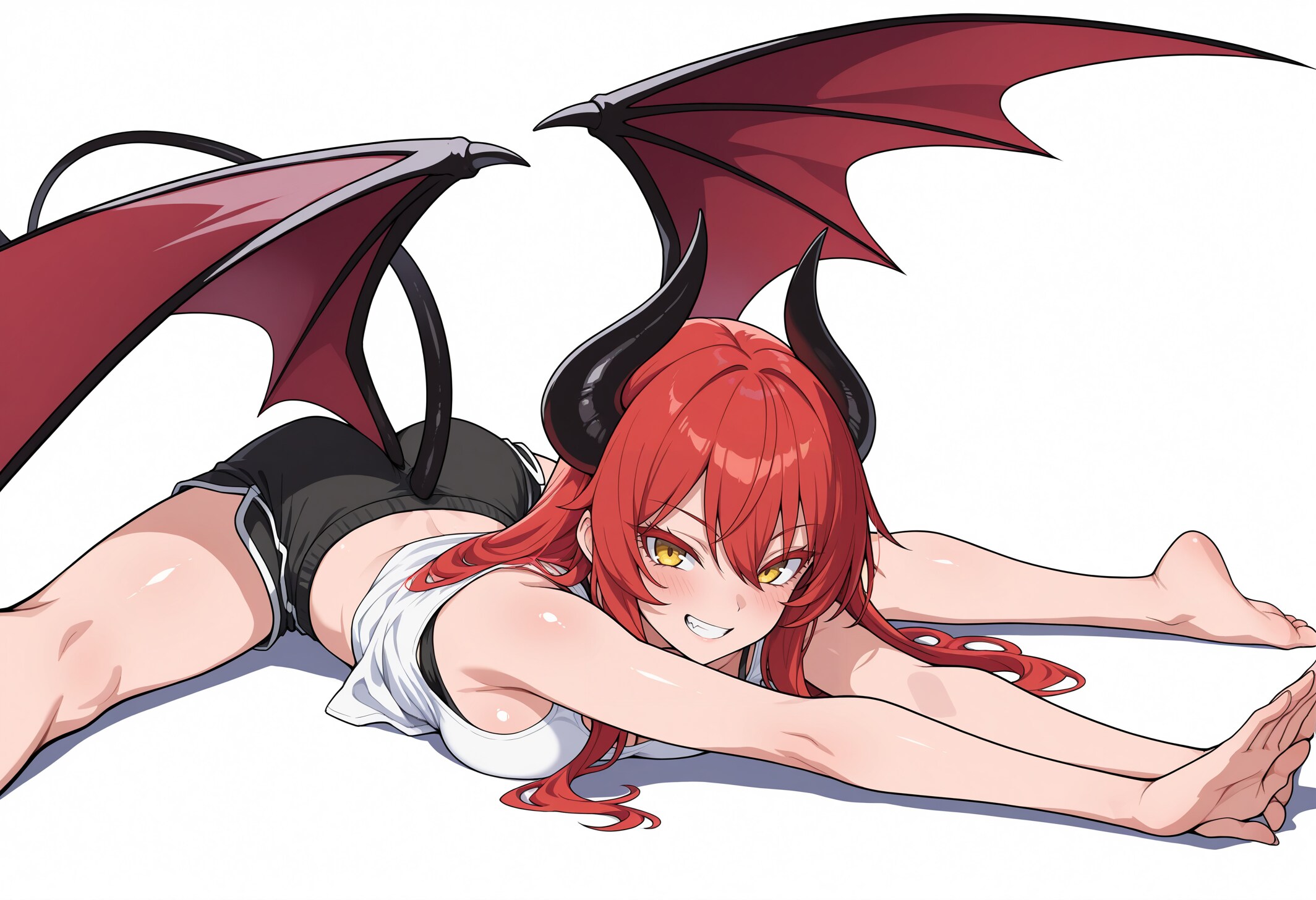ストレッチの悪魔娘