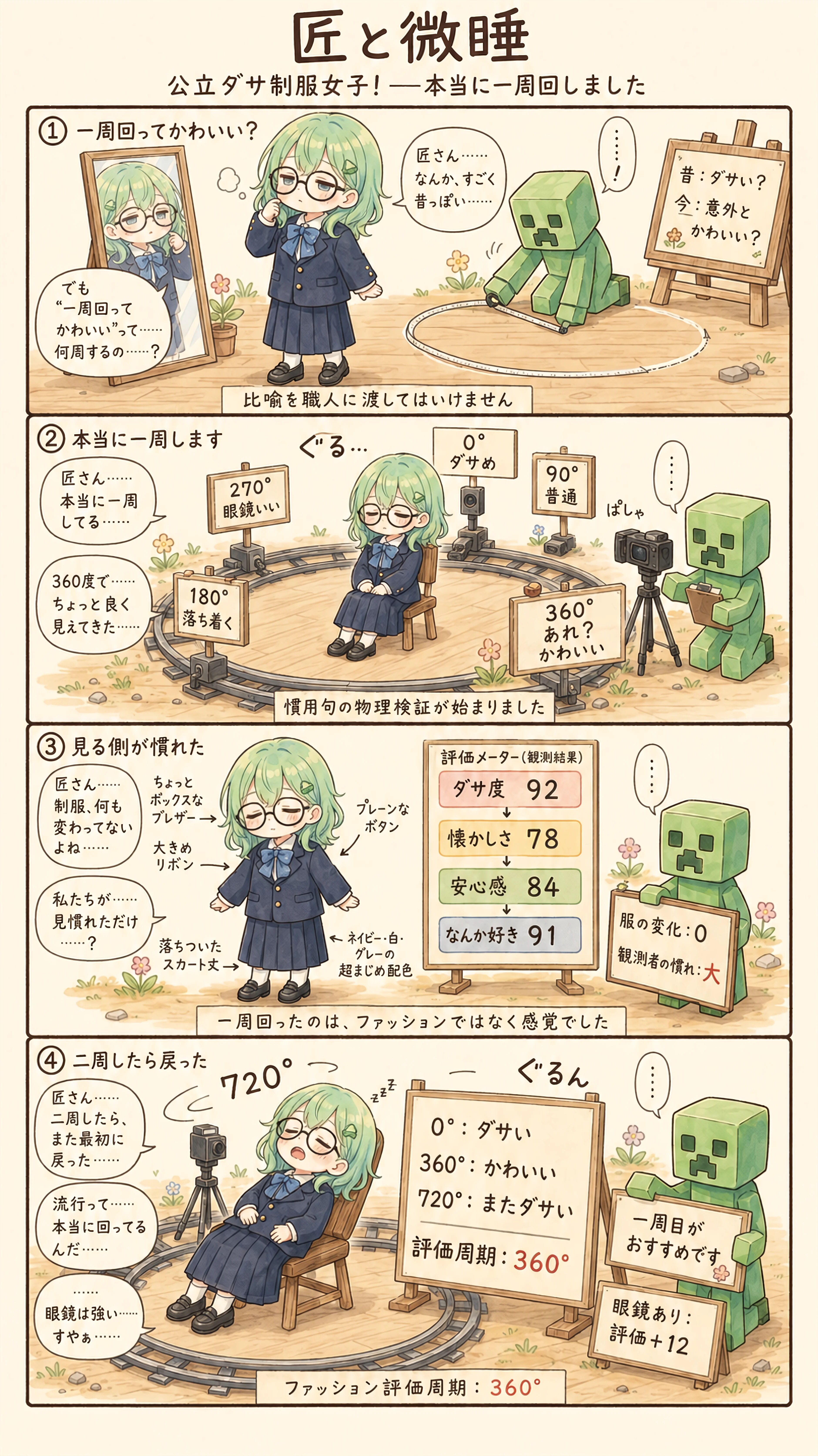 Cute at 360 Degrees | の人気AIイラスト・グラビア