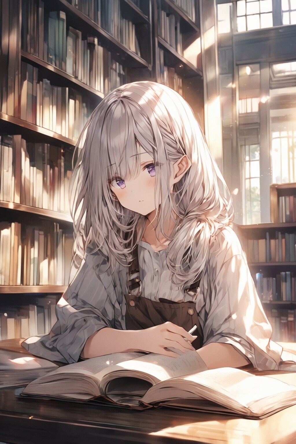 図書館 | の人気AIイラスト・グラビア