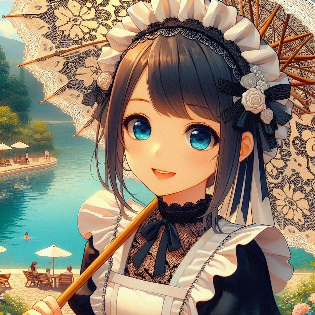 瀟洒な川遊び。 | の人気AIイラスト・グラビア