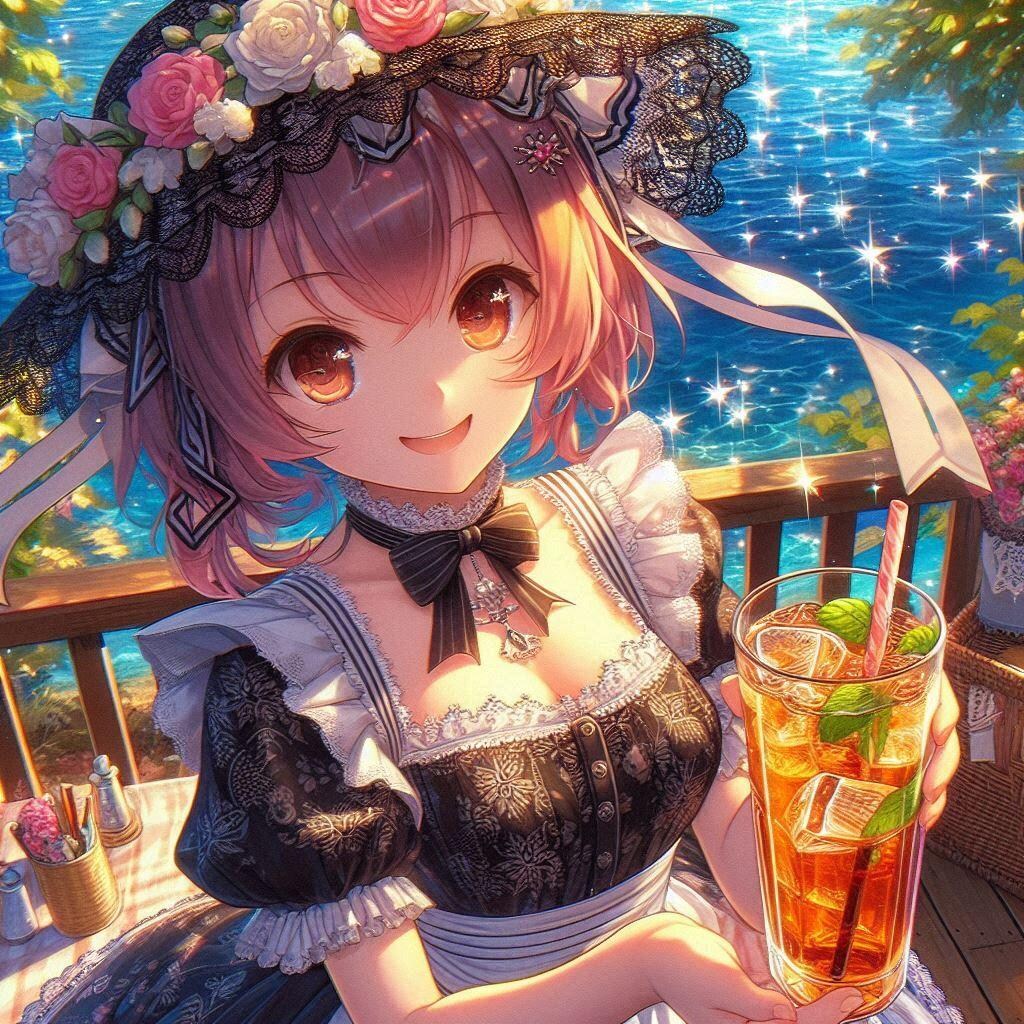 瀟洒な川遊び。