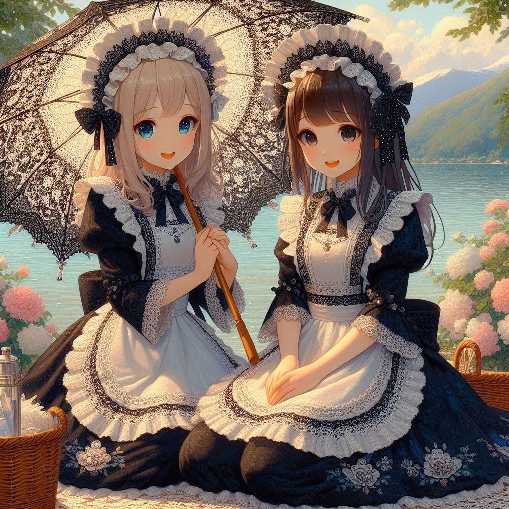 瀟洒な川遊び。