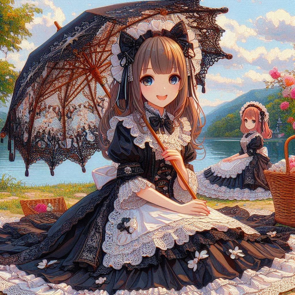 瀟洒な川遊び。