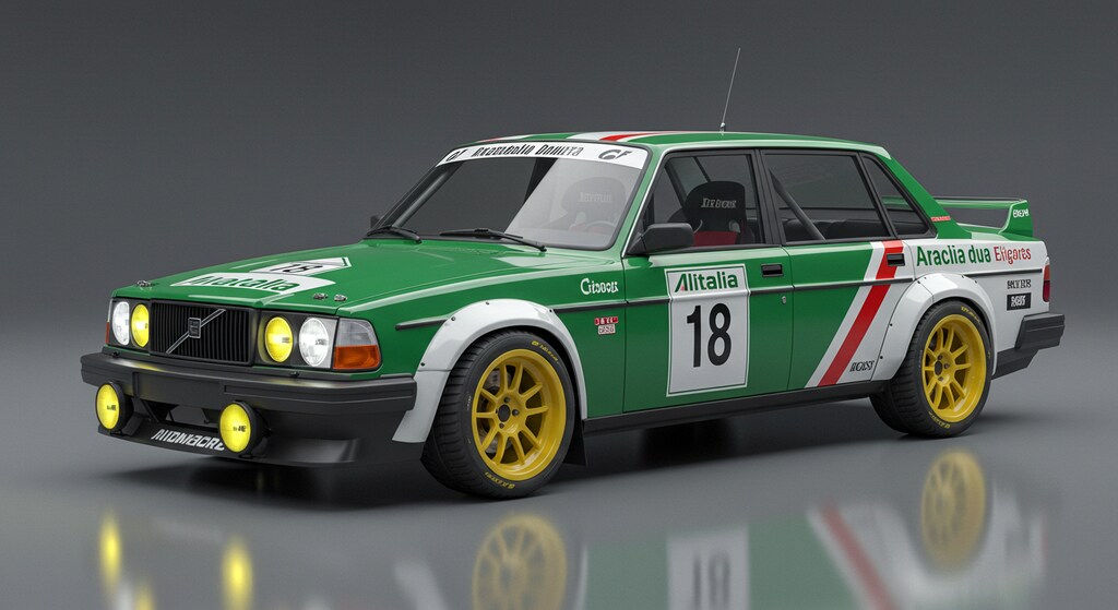 アリタリアボルボレーシングカー