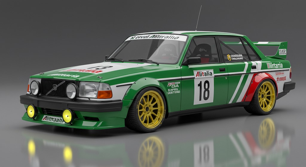 アリタリアボルボレーシングカー