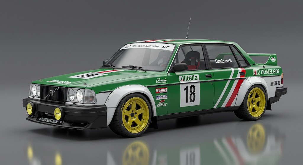 アリタリアボルボレーシングカー