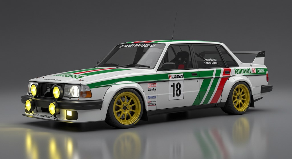 アリタリアボルボレーシングカー