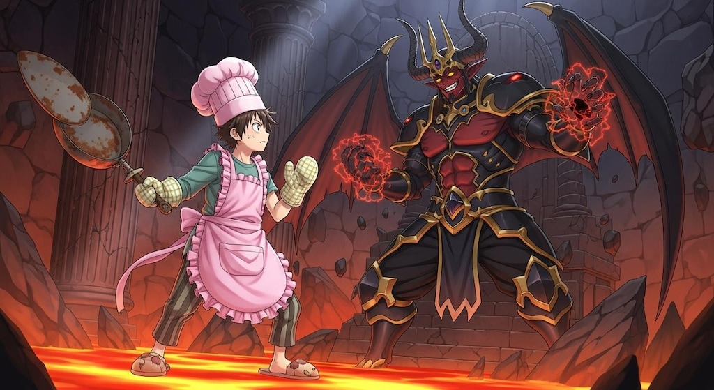 不適切な装備で対決