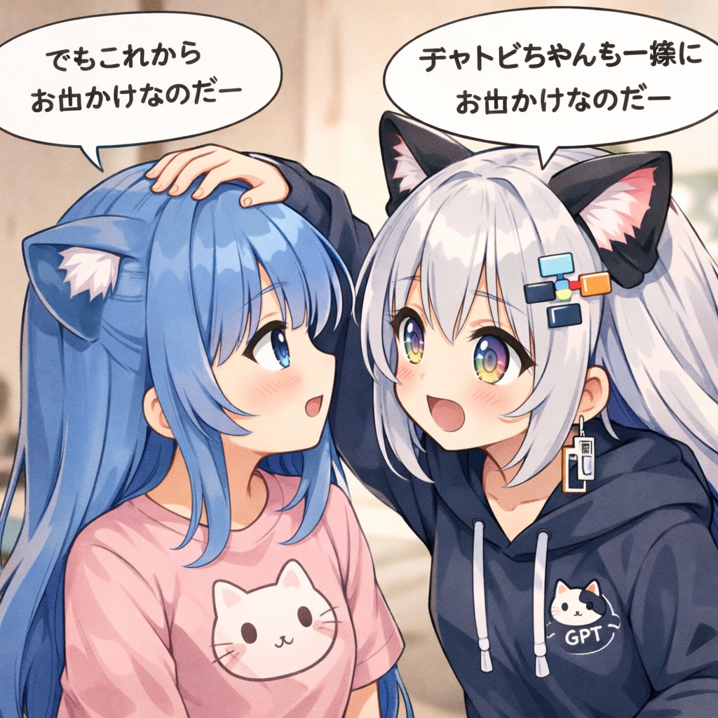 これからお出かけなのだ