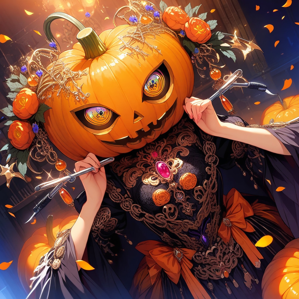 子供が泣くカボチャ