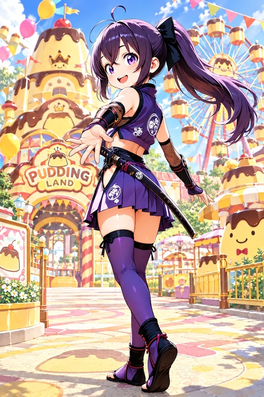 プリンランドのクノイチ | の人気AIイラスト・グラビア
