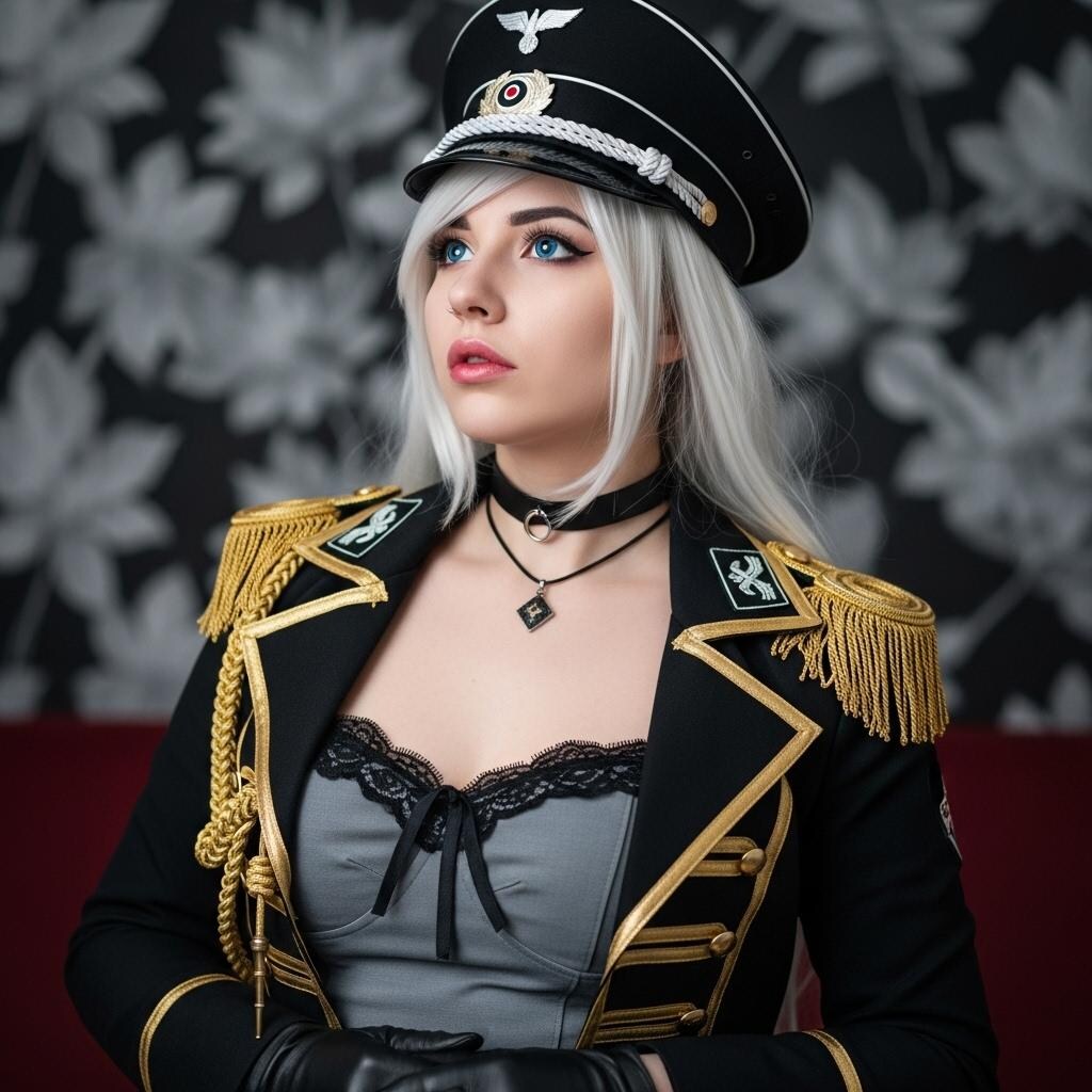 妖しげな女性将校