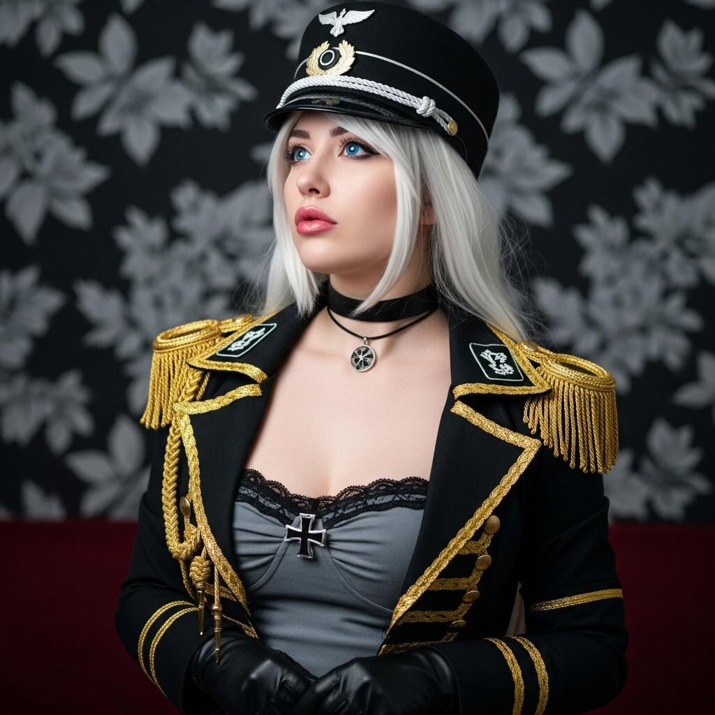 妖しげな女性将校